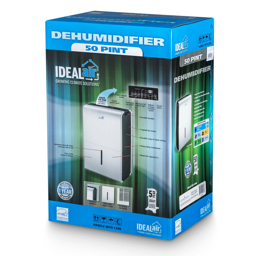 Ideal-Air Dehumidifier 50 Pint