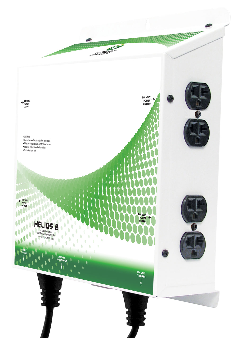 Titan Controls Helios 8 - 8 Light 240 Volt Controller w/ Dual Trigger Cords